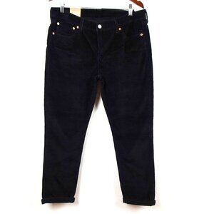 Levi's Corduroy Jeans Women's Size 32x30 Black Cords Tapered Boyfriend